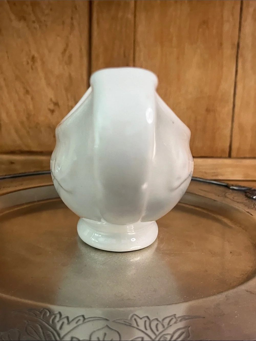 VTG-TEPCO U.S.A. China, White Ironstone,Gravy boat. (30’s-68’) Rare LionHead.